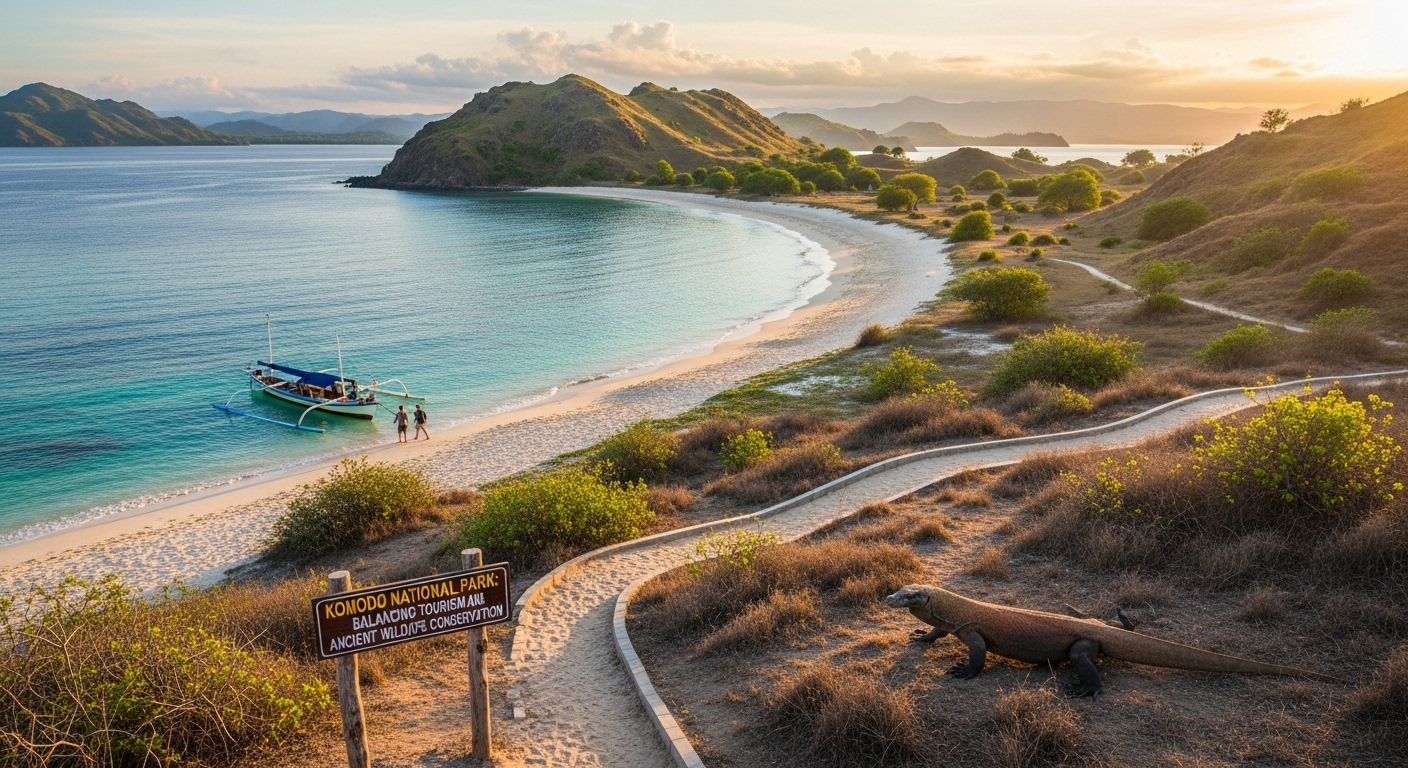 Taman Nasional Komodo: Menyeimbangkan Pariwisata dan Konservasi Satwa Purba